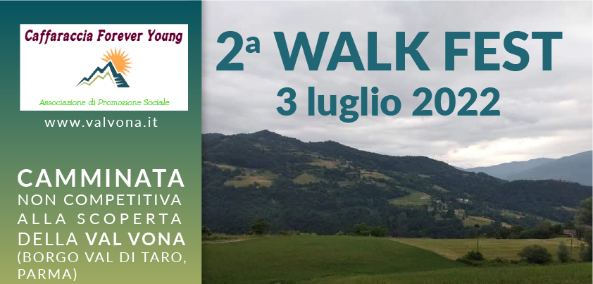[CAFFARACCIA] 2^ Walk Fest, camminata non competitiva in Val Vona